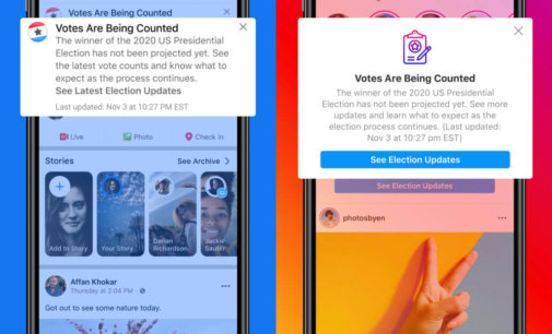 FB to announce US election winner once major media outlets confirm