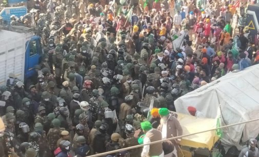 Farmers enter Delhi from Tikri border after braving water canons, clashing with policeÂ