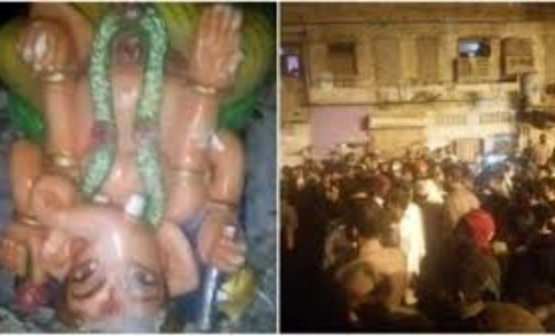 Mob vandalises Hindu temple in Karachi, Muslims come to rescue