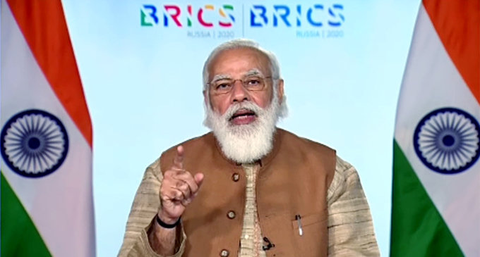 PM Modi corners China, asks BRICS to hold accountable state sponsors of terror