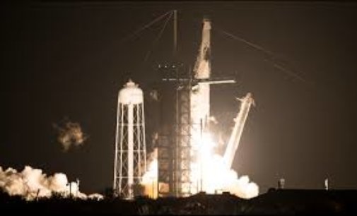 SpaceX rocket with 4 astronauts heads to space station