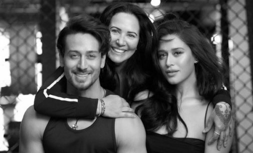 Tiger Shroff poses with ‘Fam’ in latest monochrome picture