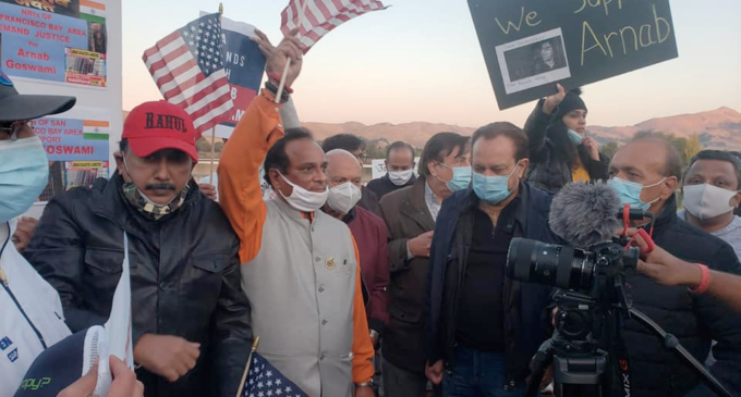 NRI’s in San Francisco Silicon Valley demanded Arnab Goswami’s release