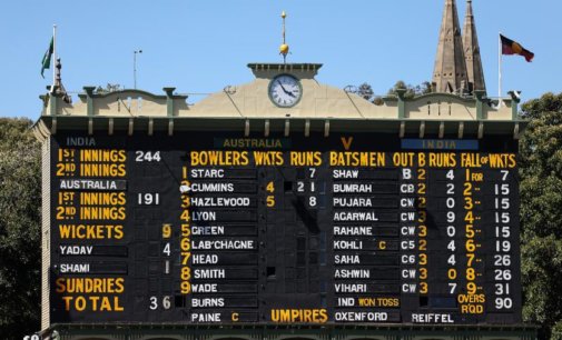 Australia win 1st Test after shooting India out for 36