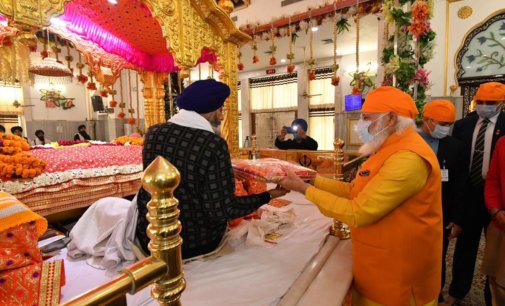 Deeply inspired by kindnesses of Guru Tegh Bahadur: PM Modi