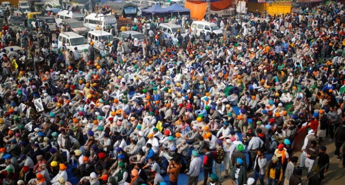 Delhi Traffic Police informs commuters about closed routes amid farmers’ protest