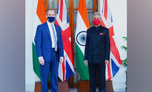 Jaishankar meets UK Foreign Secretary Raab to discuss bilateral issues