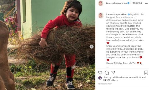 Kareena Kapoor pens heartwarming birthday note for son Taimur