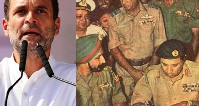 Rahul Gandhi takes dig at Centre on Vijay Diwas