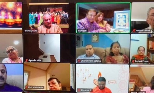 Seniors celebrate virtually Diwali, New Year and Annakut