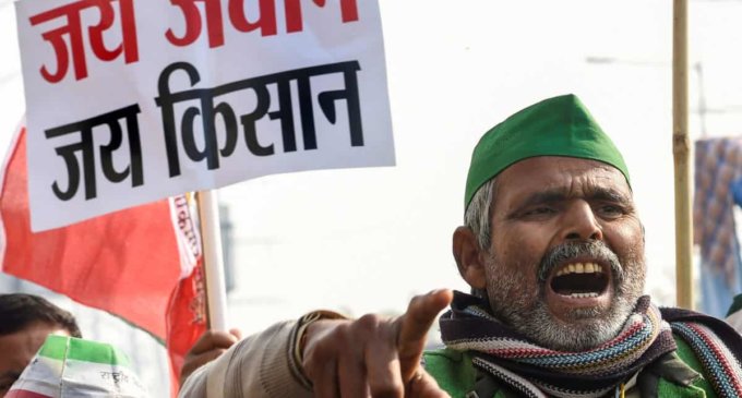 Where is farmer agitation gathering strength from?