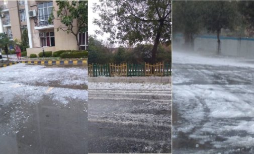 Heavy rain, hailstorm in parts of Delhi-NCR