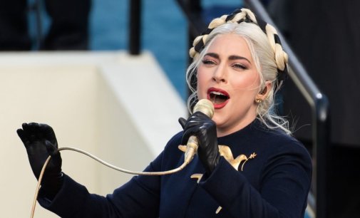 Lady Gaga delivers powerful rendition of US national anthem at Joe Biden’s inauguration