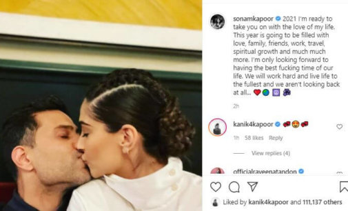 Sonam Kapoor welcomes 2021 with ‘love of her life’, reveals New Year plans
