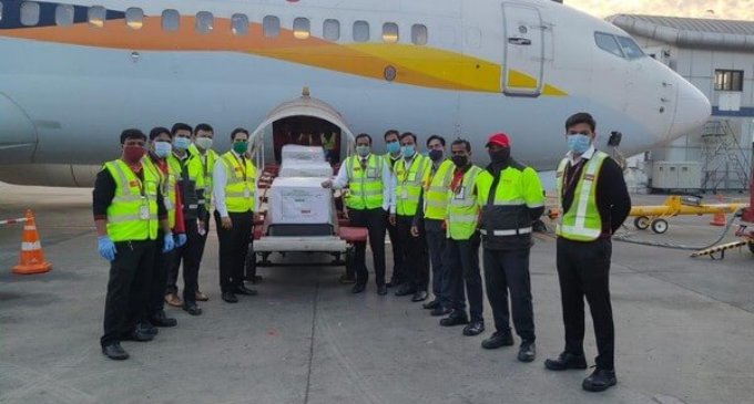 SpiceJet carries India’s first consignment of Covid vaccine ‘Covidshield’ from Pune to Delhi
