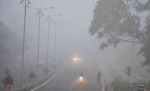 Thin layer of fog envelopes Delhi, visibility affected