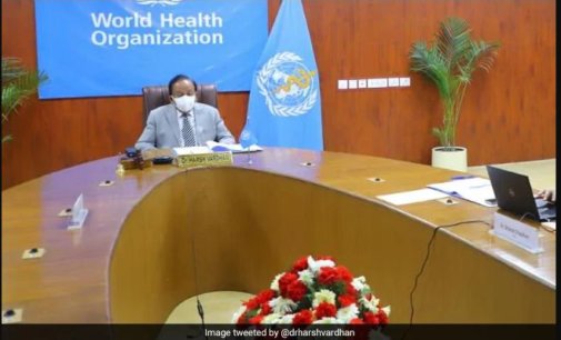World on verge of defeating pandemic, says Harsh Vardhan at WHO meet