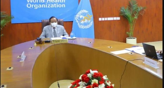 World on verge of defeating pandemic, says Harsh Vardhan at WHO meet