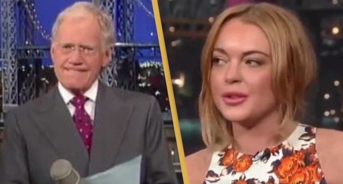 David Letterman faces internet backlash over resurfaced Lindsay Lohan interview