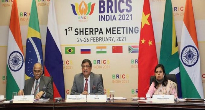India kicks off BRICS Chairship with inaugural 3-day-long Sherpas’ meeting