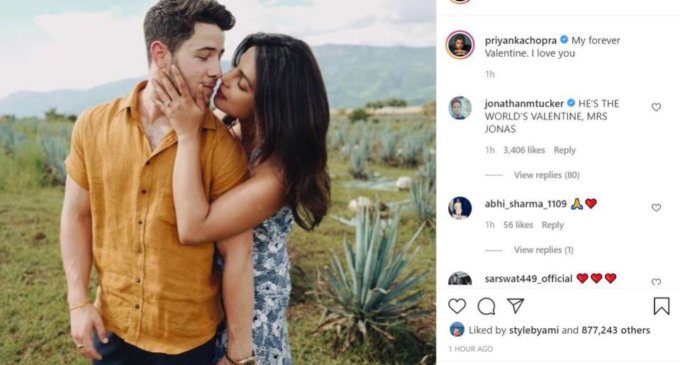 Priyanka Chopra’s dreamy picture with hubby Nick Jonas