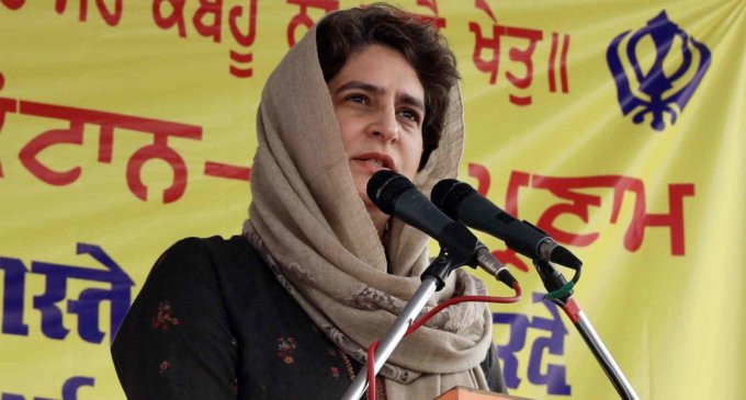Priyanka Gandhi Vadra to attend kisan mahapanchayat in UP’s Saharanpur today