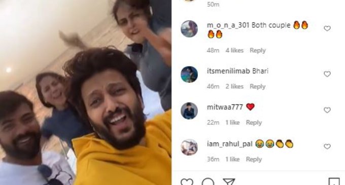 Riteish, Genelia wake up fans with quirky dance video on yatch: ‘Jago Subah Ho Gayi’