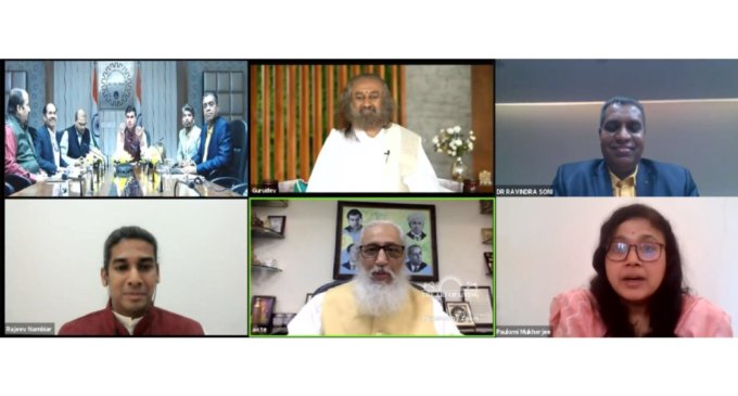 Sri Sri Ravi Shankar, Talks on “Rethinking Education – A journey through Inner transformation”