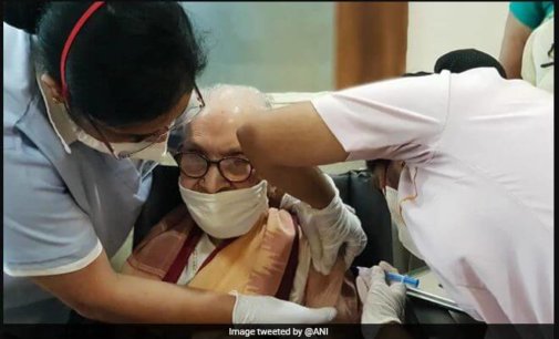 103-year-old becomes oldest woman in India to get Covid-19 vaccine