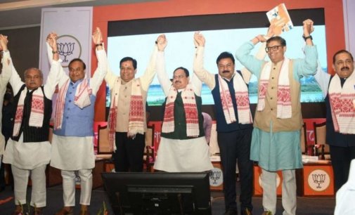 Nadda releases BJP’s Assam manifesto