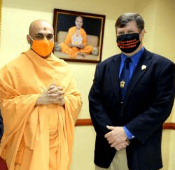 BAPS Swami & Randy