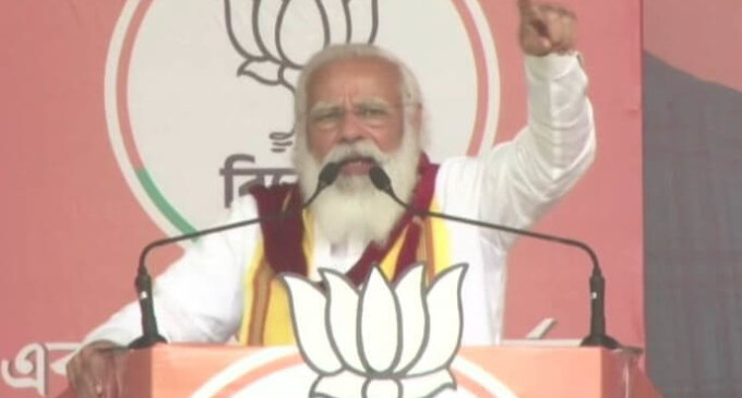 Didi scored ‘own-goal’ in politics after her ‘khela’ in Nandigram: PM Modi