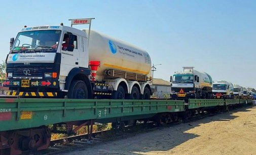 First Oxygen Express arrives at RINL-VSP in Visakhapatnam