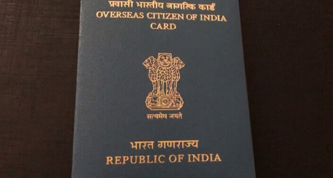 Overseas Citizen of India (OCI) Card re-issue extension