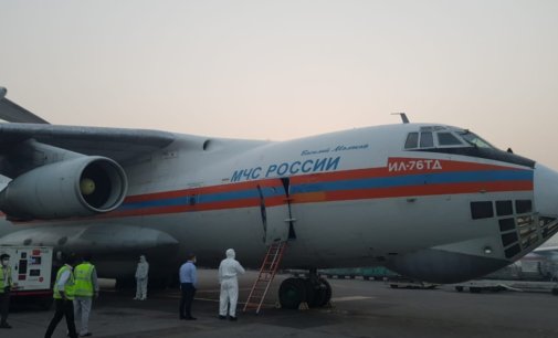 Russian flights with emergency humanitarian aid land in India