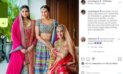Sonam Kapoor celebrates Swara Bhaskar’s birthday with a sweet note