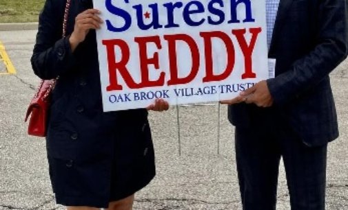 Dr. Suresh Reddy Wins Handsomely Oakbrook Trustee Position