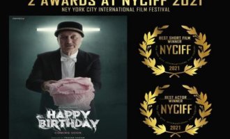 Anupam Kher bags Best Actor Award at New York City International Film Festival Anupam Kher bags Best Actor Award at New York City International Film Festival