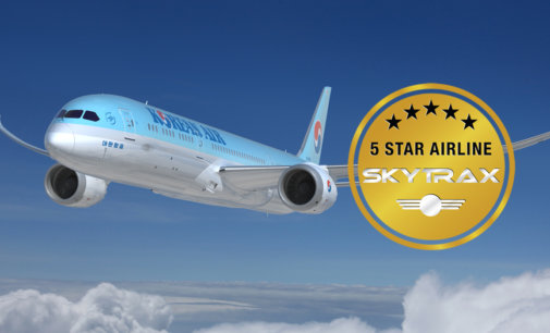 Korean Air receives 5-Star Airline COVID-19 safety rating