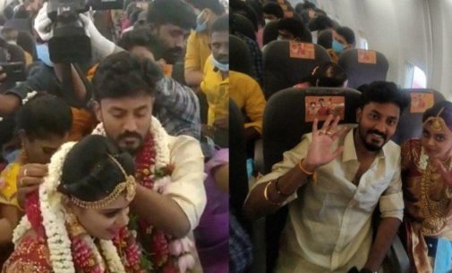 Mid-air wedding in SpiceJet chartered flight violating COVID norms
