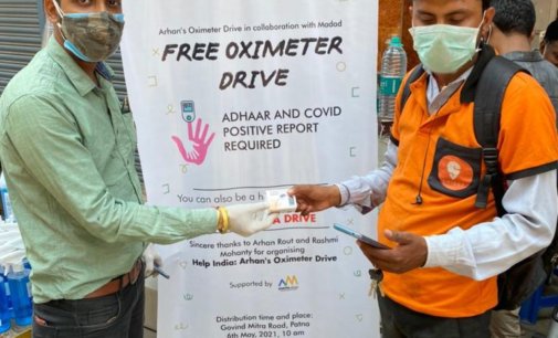 Arhan’s Help India: Oximeter drive hits Covid hotspots in India
