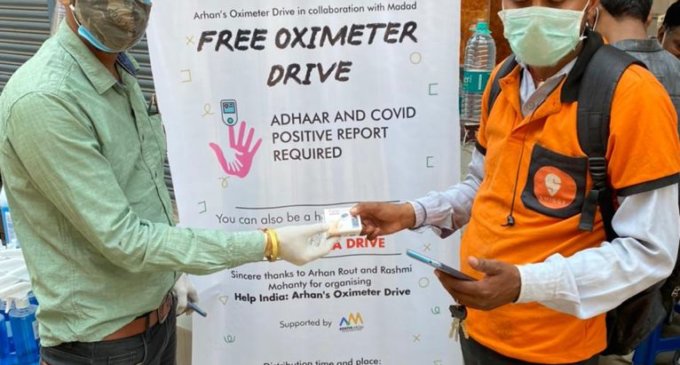 Arhan’s Help India: Oximeter drive hits Covid hotspots in India