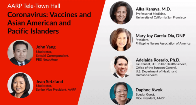 AARPâs National Coronavirus Tele-Town Hall spotlights the Asian American and Pacific Islander Community