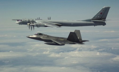 Russian fighter intercepts US bomber