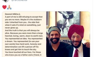 Bollywood mourns demise of track legend Milkha Singh Bollywood mourns demise of track legend Milkha Singh