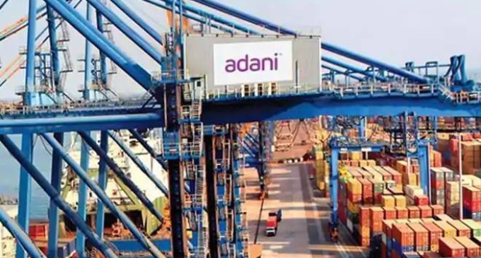 Equities trade gap down, Adani Ports tumbles