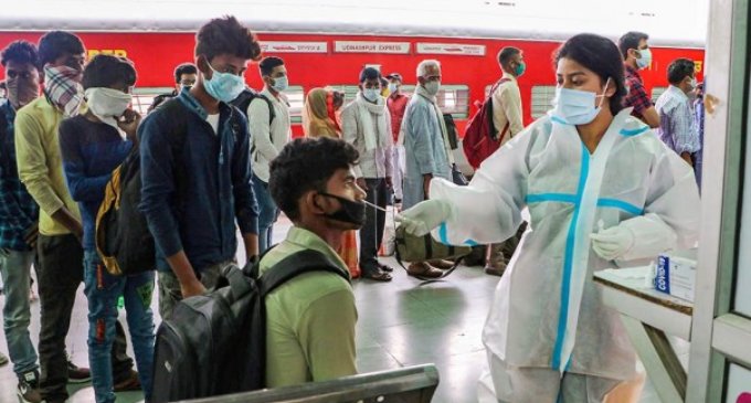 India reports 70,421 new COVID-19 cases, lowest single-day spike in 74 days
