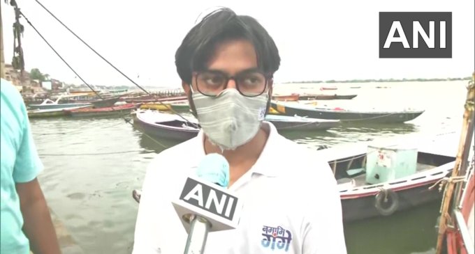 ‘Namami Gange’ team conducts Ganga cleaning drive in Varanasi