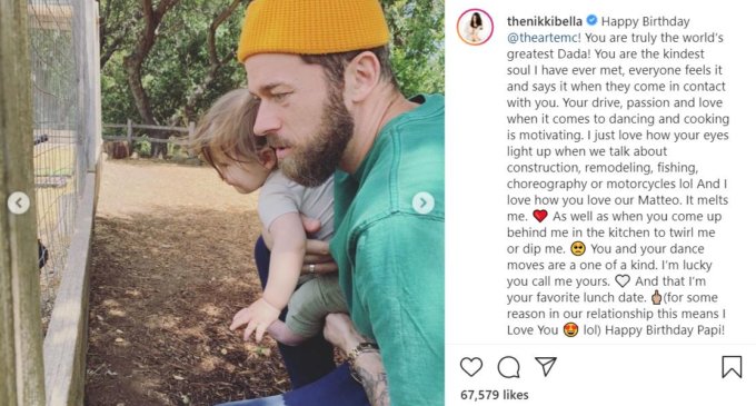 Nikki Bella celebrates fiance Artem Chigvintsev’s birthday with sweet social media tribute