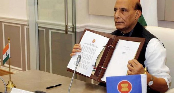India calls for free, open Indo Pacific, supports freedom of navigation: Rajnath Singh at ADMM+